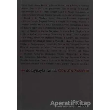 ... Dolayısıyla Sanat - Gülgün Başarır - Scala Yayıncılık