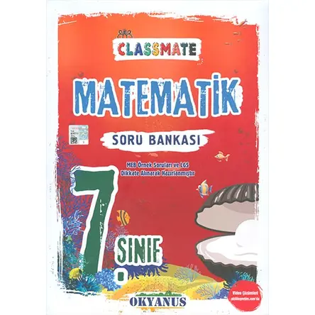 7.Sınıf Classmate Matematik Soru Bankası Okyanus Yayınları