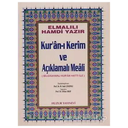 Cami Boy Kur’an-ı Kerim ve Açıklamalı Meali (Bilg. Hatlı)