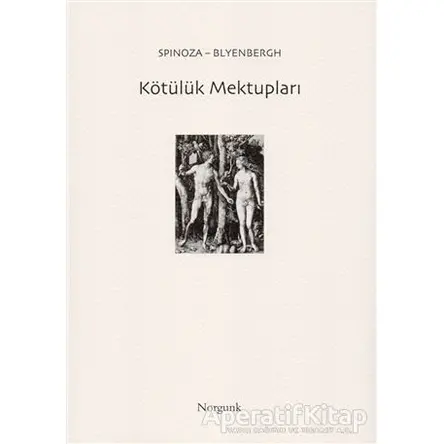 Kötülük Mektupları - Benedictus de Spinoza - Norgunk Yayıncılık