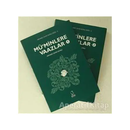 Müminlere Vaazlar (2 Kitap Takım) - Mehmed Zahid Kotku - Server Yayınları