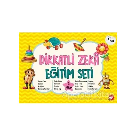 Dikkatli Zeka Eğitim Seti 3. Kitap - Neşe Duran - Beyaz Balina Yayınları