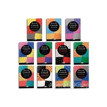 Halil Cibran Seti (11 Kitap Takım) - Halil Cibran - Siyah Beyaz Yayınları