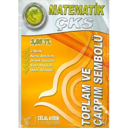 CelalAydın ÇKS Matematik Toplam ve Çarpım Sembolü