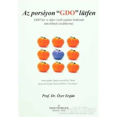 Az Porsiyon GDO Lütfen - Özer Ergün - Yalın Yayıncılık