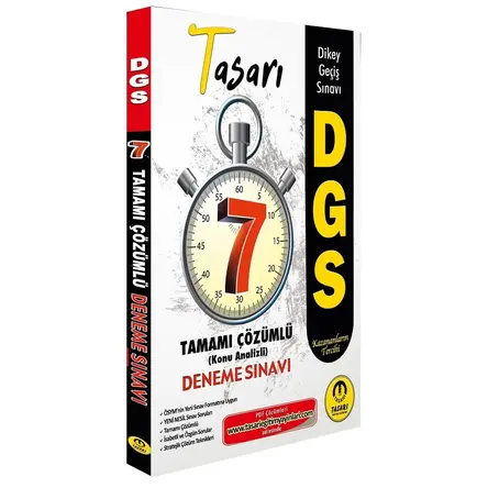 Tasarı 2022 DGS 7 Deneme Çözümlü