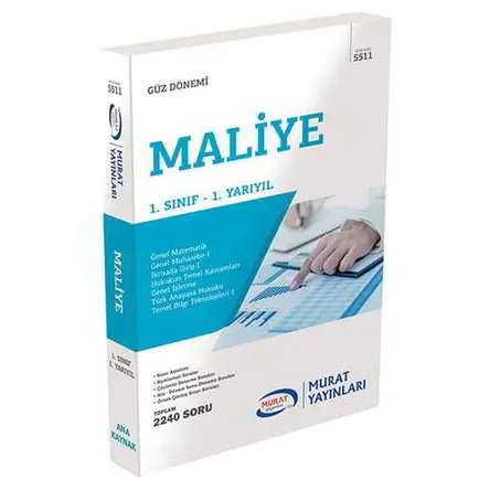 Murat 5511 - Maliye 1.Sınıf 1.Yarıyıl