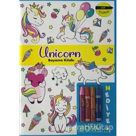 Unicorn Boyama Kitabı - Minik Ressamlar - Kolektif - Doğan Egmont Yayıncılık