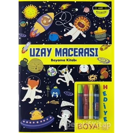 Uzay Macerası Boyama Kitabı - Minik Ressamlar - Kolektif - Doğan Egmont Yayıncılık