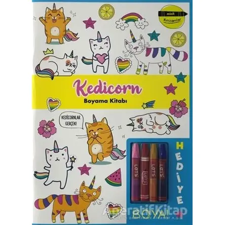 Kedicorn Boyama Kitabı - Minik Ressamlar - Kolektif - Doğan Egmont Yayıncılık