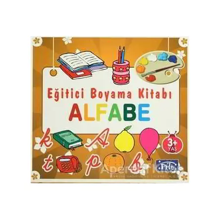 Eğitici Boyama Kitabı - Alfabe - Kolektif - Parıltı Yayınları