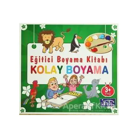 Eğitici Boyama Kitabı - Kolay Boyama - Kolektif - Parıltı Yayınları