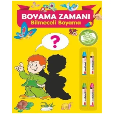 Boyama Zamanı: Bilmeceli Boyama - Kolektif - Parıltı Yayınları