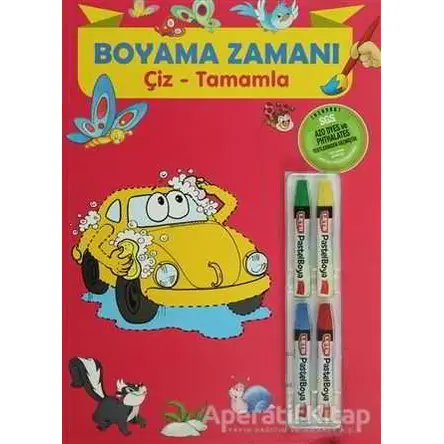 Boyama Zamanı: Çiz - Tamamla - Kolektif - Parıltı Yayınları