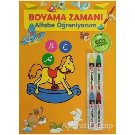 Boyama Zamanı: Alfabe Öğreniyorum - Kolektif - Parıltı Yayınları