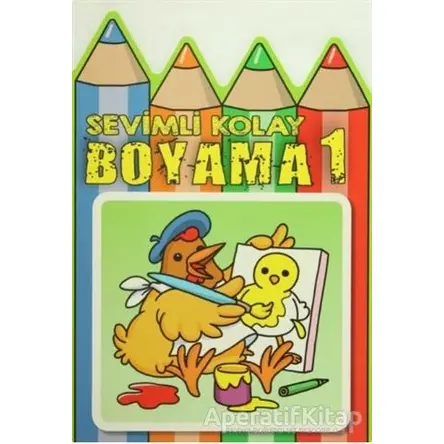 Sevimli Kolay Boyama 1 - Kolektif - Parıltı Yayınları