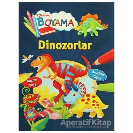 Eğlendiren Boyama - Dinozorlar - Kolektif - Parıltı Yayınları