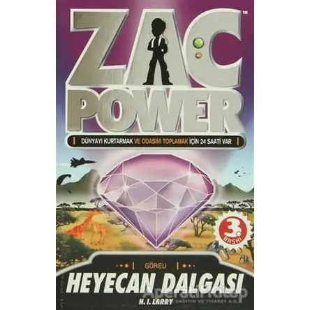 Zac Power - Heyecan Dalgası 10. Kitap - H. I. Larry - Caretta Çocuk