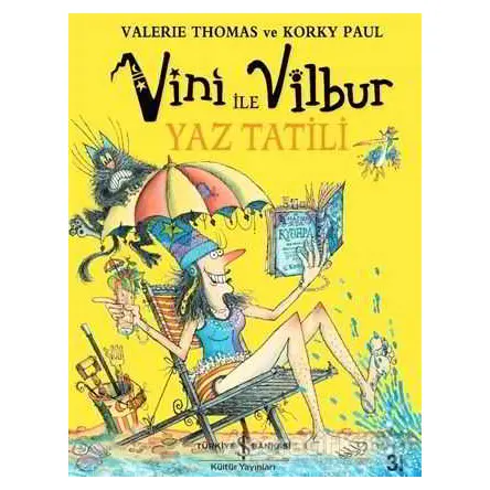Vini ile Vilbur Yaz Tatili - Valerie Thomas - İş Bankası Kültür Yayınları