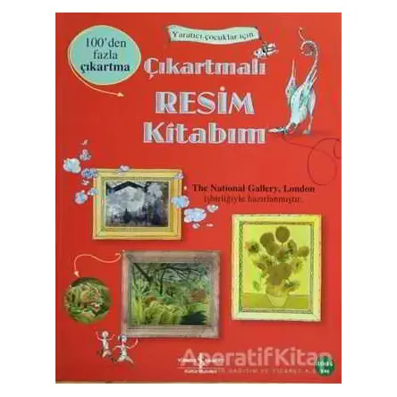 Çıkartmalı Resim Kitabım - Sarah Courtauld - İş Bankası Kültür Yayınları