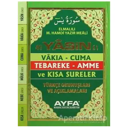 049 Üçlü Yasin - Çanta Boy - Elmalılı Muhammed Hamdi Yazır - Ayfa Basın Yayın