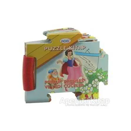 Puzzle Kitap - Pamuk Prenses ve Yedi Cüceler - Ema Kitap