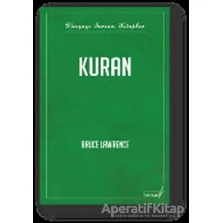 Kuran - Bruce Lawrence - Versus Kitap Yayınları