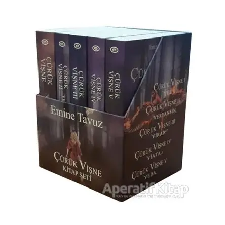 Çürük Vişne Beş Kitaplık Kutulu Set - Emine Tavuz - Epsilon Yayınevi