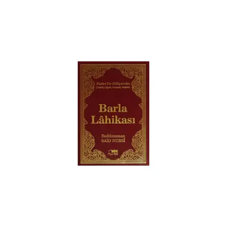 Barla Lahikası Ciltli - Bediüzzaman Said-i Nursi - Söz Basım Yayın