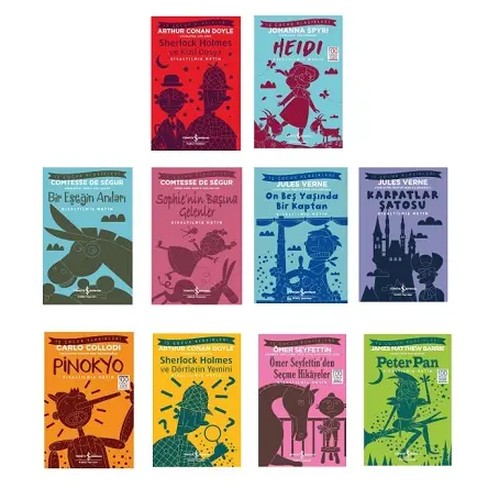 Çocuk Klasikleri 10 Kitap Set-4 İş Bankası Yayınları