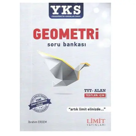 YKS TYT Geometri Alan Soru Bankası Limit Yayınları