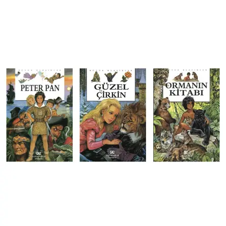Büyük Klasikler Ciltli Set 3 Kitap - Altın Kitaplar