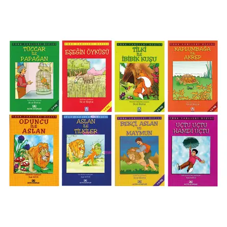 Türk Fablleri Dizisi Set 8 Kitap Altın Kitaplar