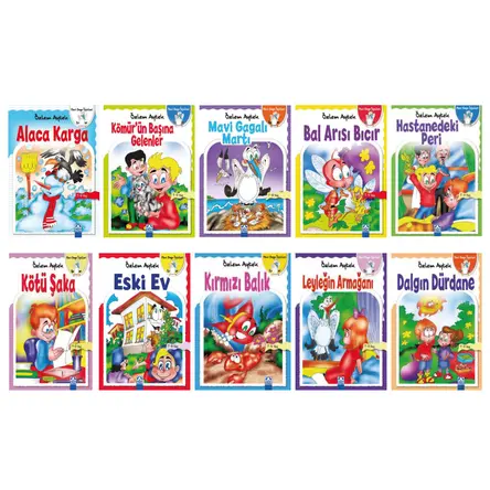 Mavi Gaga Öyküleri Set 10 Kitap - Özlem Aytek - Altın Kitaplar