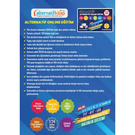 Alternatif Online Eğitim Seti (12 AYLIK)