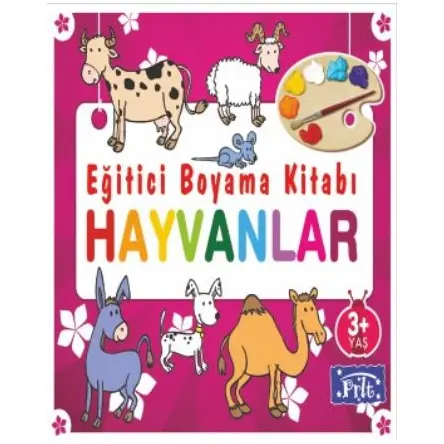 Eğitici Boyama Kitabı - Hayvanlar - Kolektif - Parıltı Yayınları
