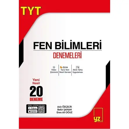 YZ Yayınları TYT Fen Bilimleri 20 Deneme