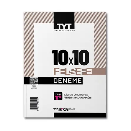 Marka TYT Felsefe 10 Deneme Tamamı Video Çözümlü