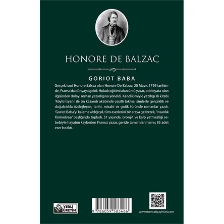 Goriot Baba - Honore De Balzac - Maviçatı (Dünya Klasikleri)