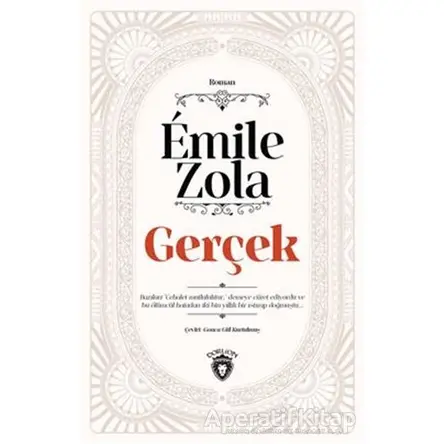 Gerçek - Emile Zola - Dorlion Yayınları