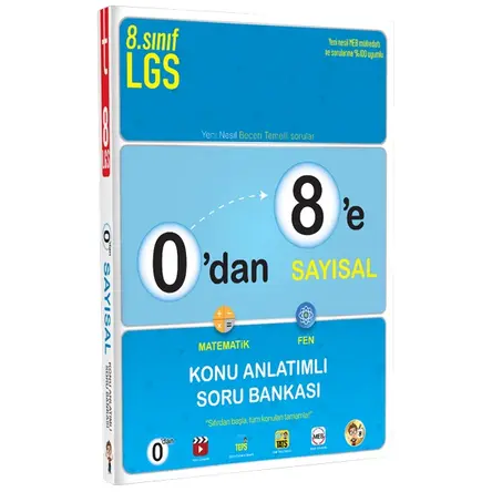 Tonguç Akademi 0’dan 8’e Sayısal Konu Anlatımlı Soru Bankası
