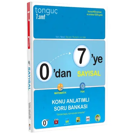 Tonguç Akademi 0’dan 7’ye Sayısal Konu Anlatımlı Soru Bankası