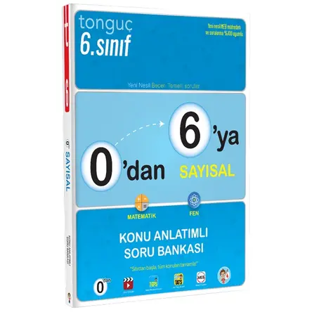 Tonguç Akademi 0’dan 6’ya Sayısal Konu Anlatımlı Soru Bankası