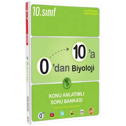 Tonguç Akademi 0’dan 10’a Biyoloji Konu Anlatımlı Soru Bankası