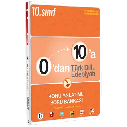 Tonguç Akademi 0’dan 10’a Türk Dili ve Edebiyatı Konu Anlatımlı Soru Bankası