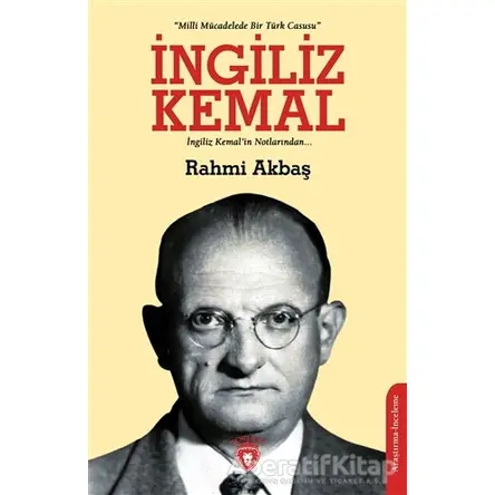 İngiliz Kemal - Rahmi Akbaş - Dorlion Yayınları