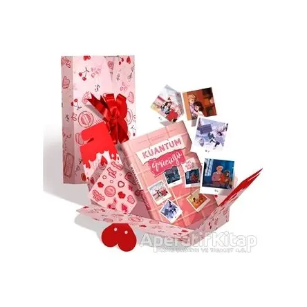 Kuantum Öpücüğü Sevgililer Günü Özel Kutulu Set - Amy Noelle Parks - Ren Kitap
