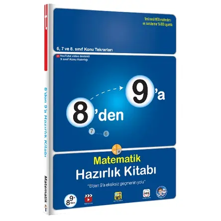 Tonguç Akademi 8’den 9’a Matematik Hazırlık Kitabı