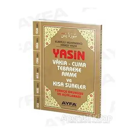 Çanta Boy Türkçeli Üçlü Yasin - Fihristli Ayfa043F