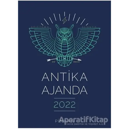 Antika Ajanda 2022 - Kolektif - Pinhan Yayıncılık